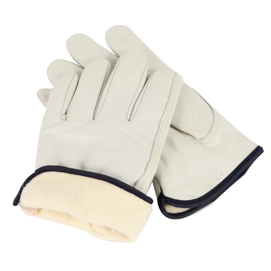 Fully Cow/Goat/Pig Leather Thinsulate C100 Lined/Unlined Driver Winter Glove Work Glove