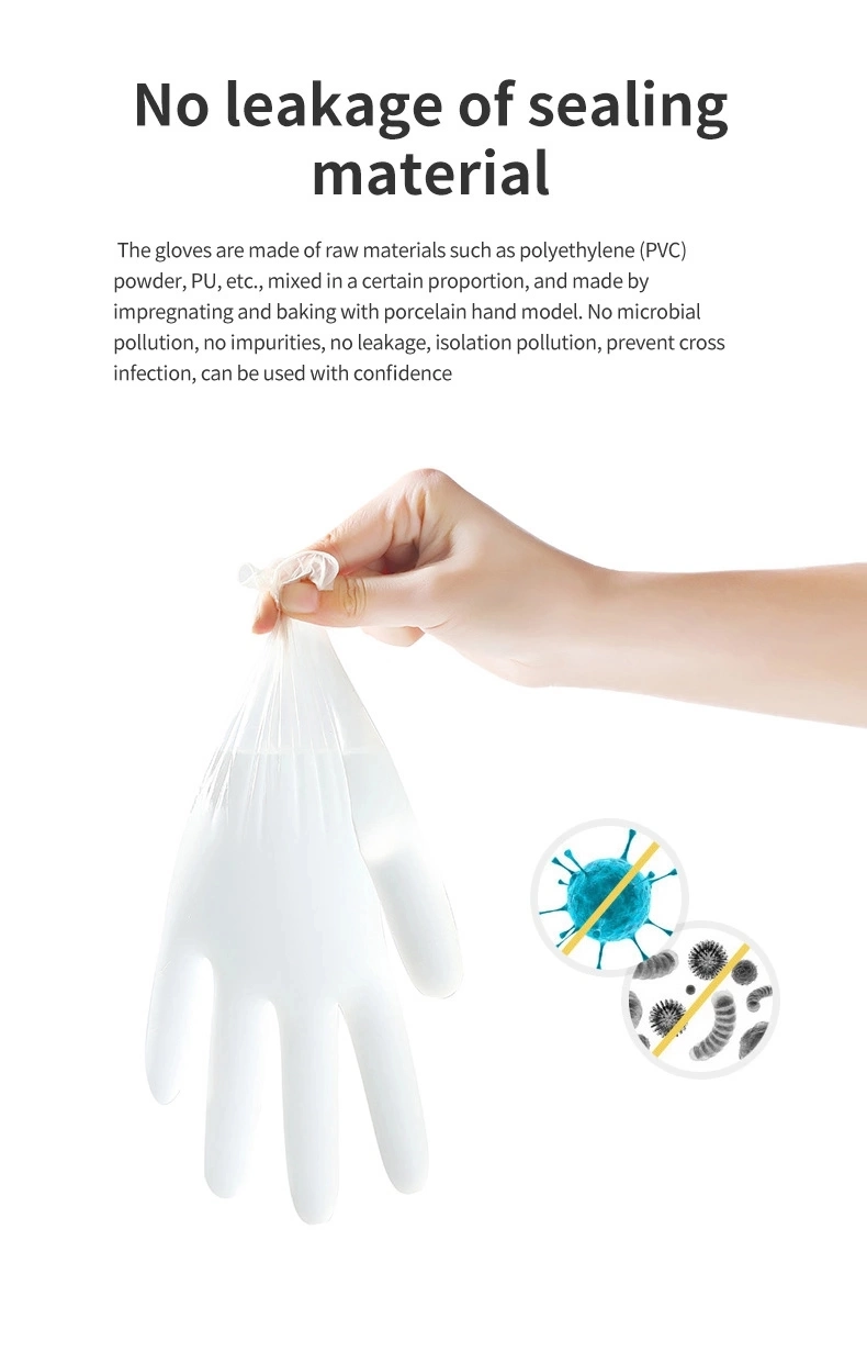 Factory Price Promotion Vinly Powder Free Safety Gloves