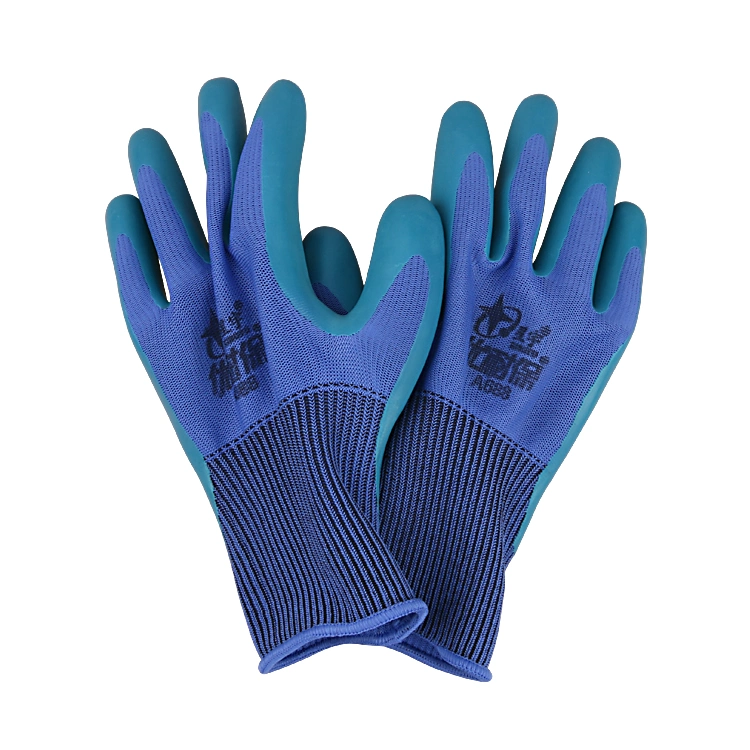 Cheaper Xingyu Glove Eco-Natrue Latex Coated Gloves/Safety Gloves with Great Grip