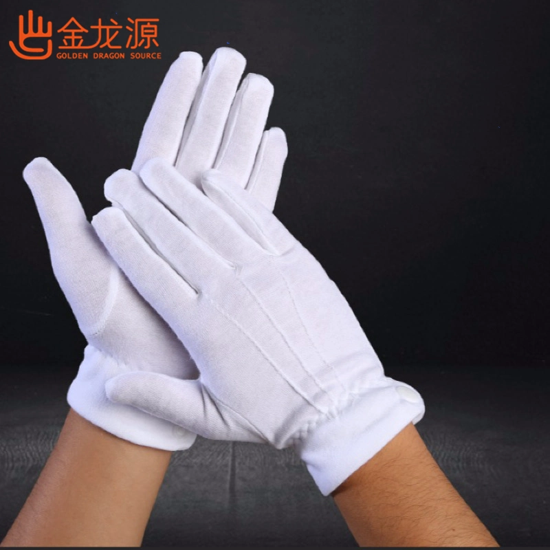 Welcome White Gloves Etiquette Pure Cotton Antique Thin Work Gloves Jewelry Driver Hand Gloves