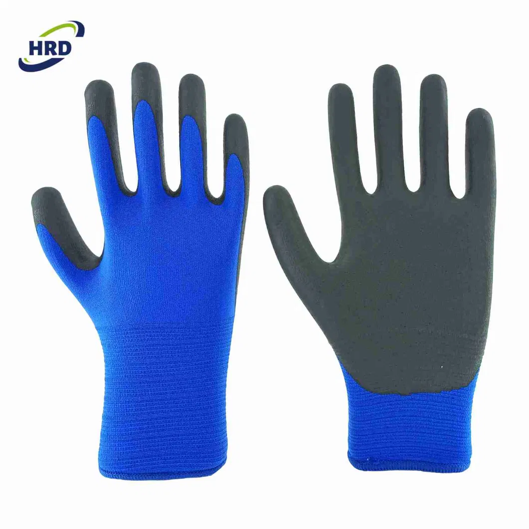 Professional Manufacturer Ultra Thin Micro Foam Nitrile Coated Industrial Safety Work Gloves