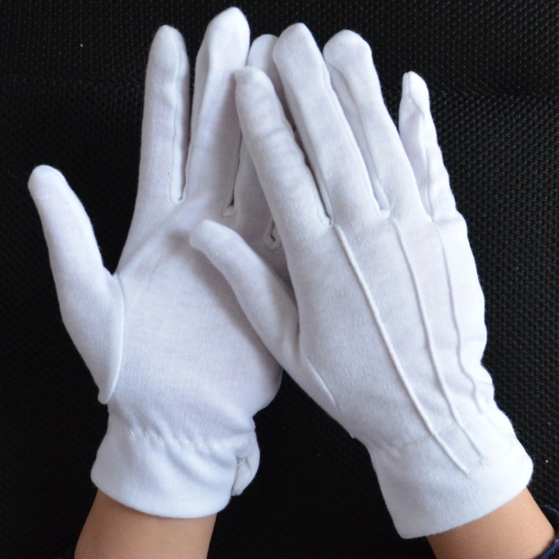 Welcome White Gloves Etiquette Pure Cotton Antique Thin Work Gloves Jewelry Driver Hand Gloves