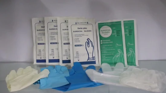 Disposable Medical Latex Gloves Powdered or Powder